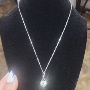NIP Moissanite (S925) Necklace 2ct W/Certificate.